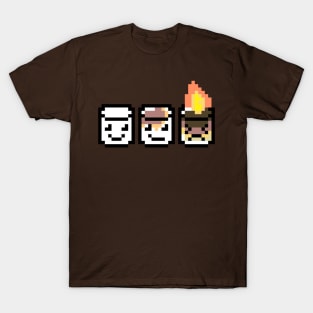 Stages of a Marshmallow Smore T-Shirt